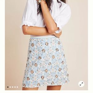Maeve Beaded Mini skirt, US size 2